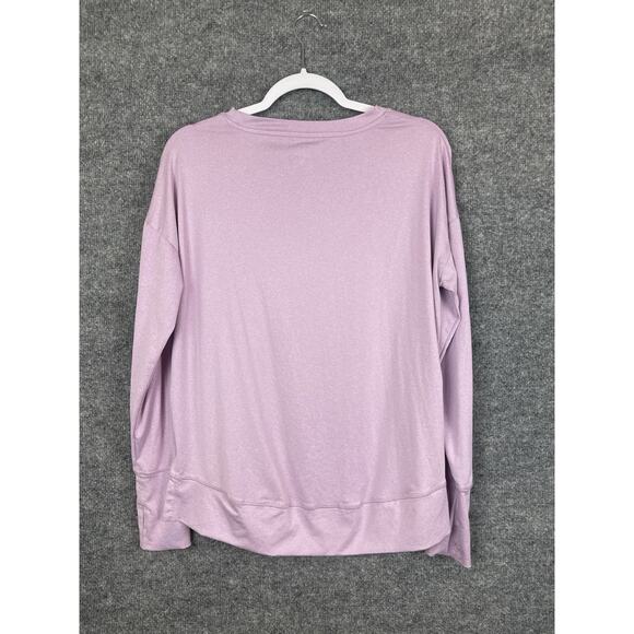 LEG3ND Shirt Women's Medium Long Sleeve Purple 08/21 Thum holes - Picture 6 of 9